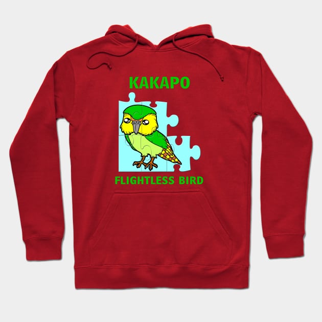 Kakapo parrot bird Hoodie by Aish shop